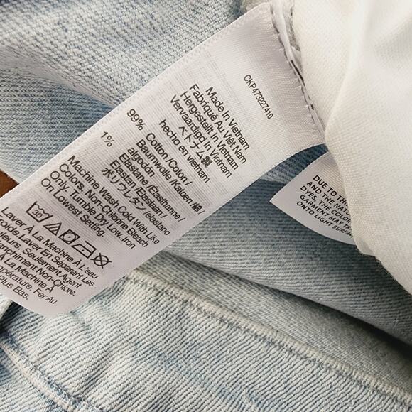 NWT Madewell Perfect Vintage Wide-Leg Crop Jean 33P High Rise 90s Light Denim - Picture 13 of 13